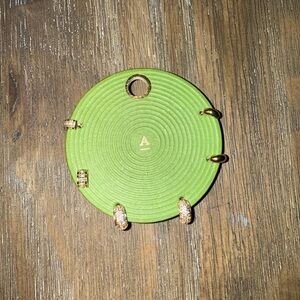 Anthropologie Green and Gold Earrings